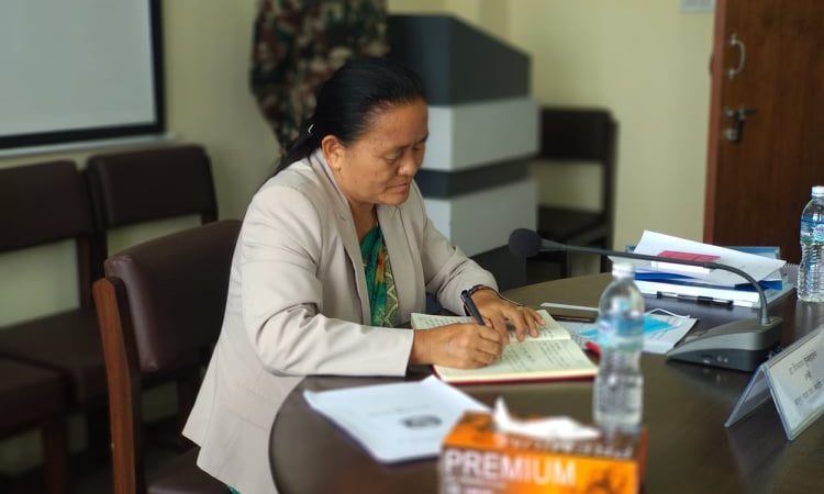 कानून मन्त्रीद्वारा प्रदेशका आन्तरिक मामिला तथा कानून मन्त्रीसँग छलफल